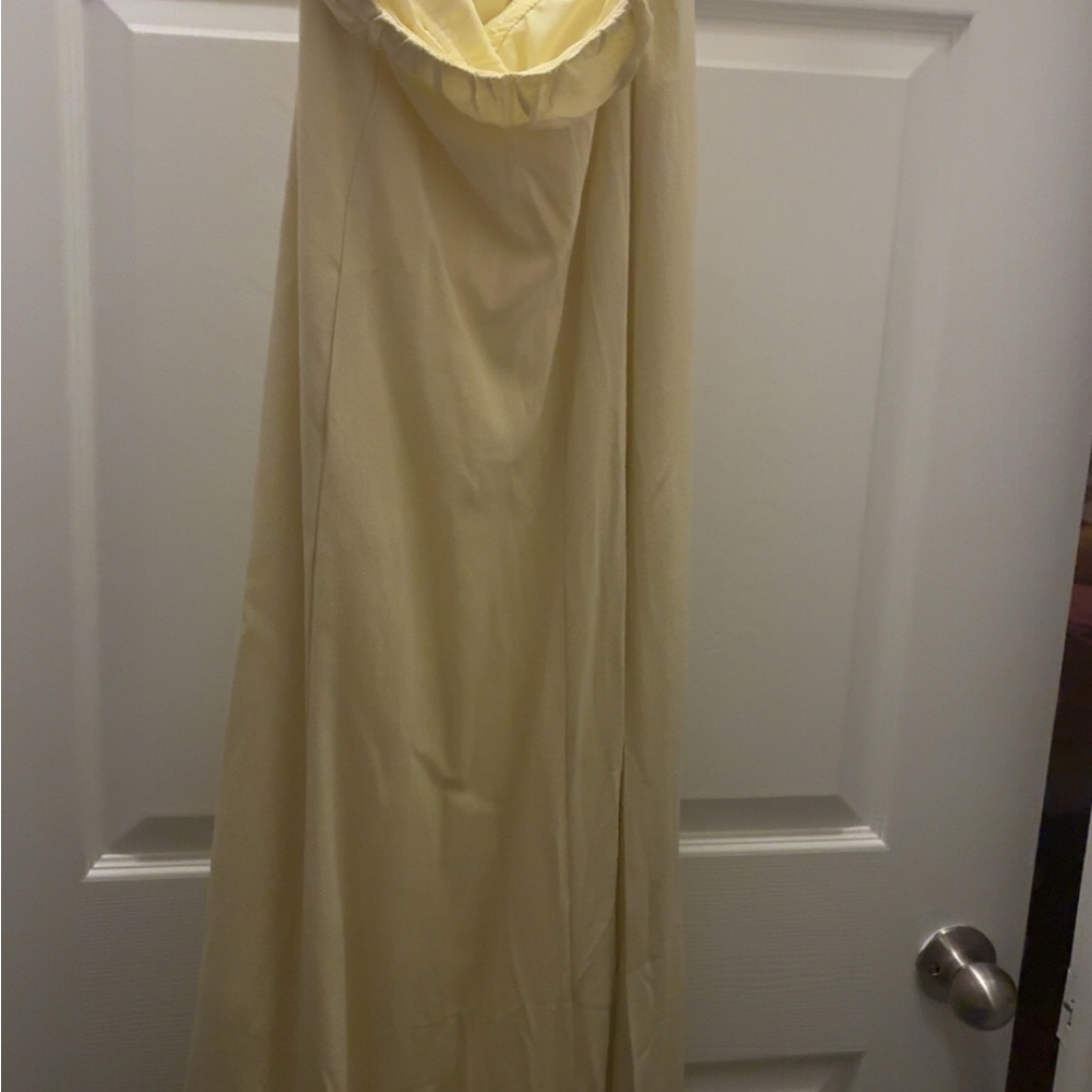 Pepper mayo light yellow dress